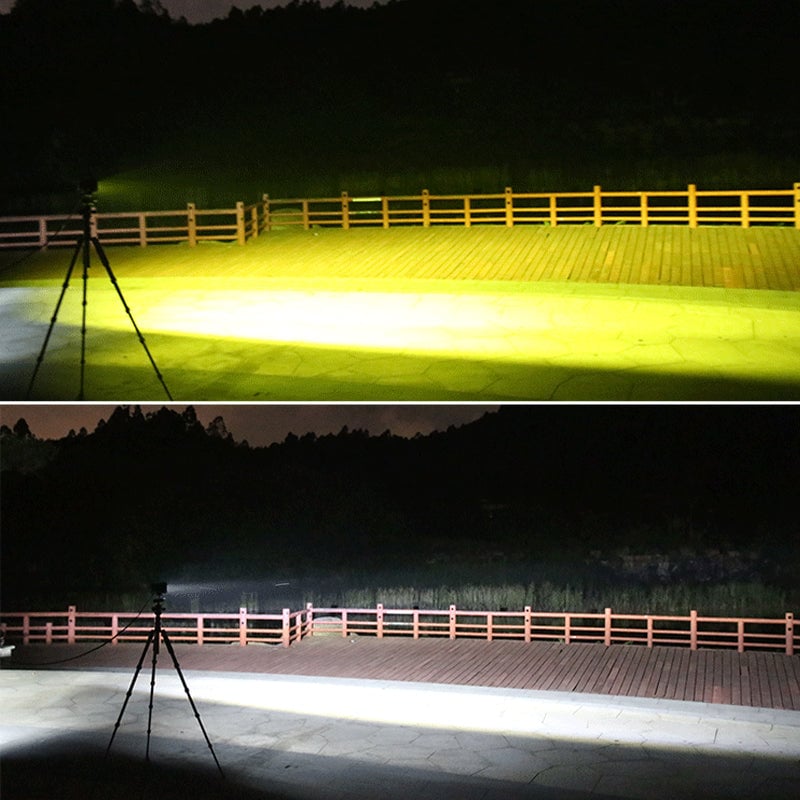 LED Work Light Pods 72 W Waterproof Spotlight with Adjustable Bracket