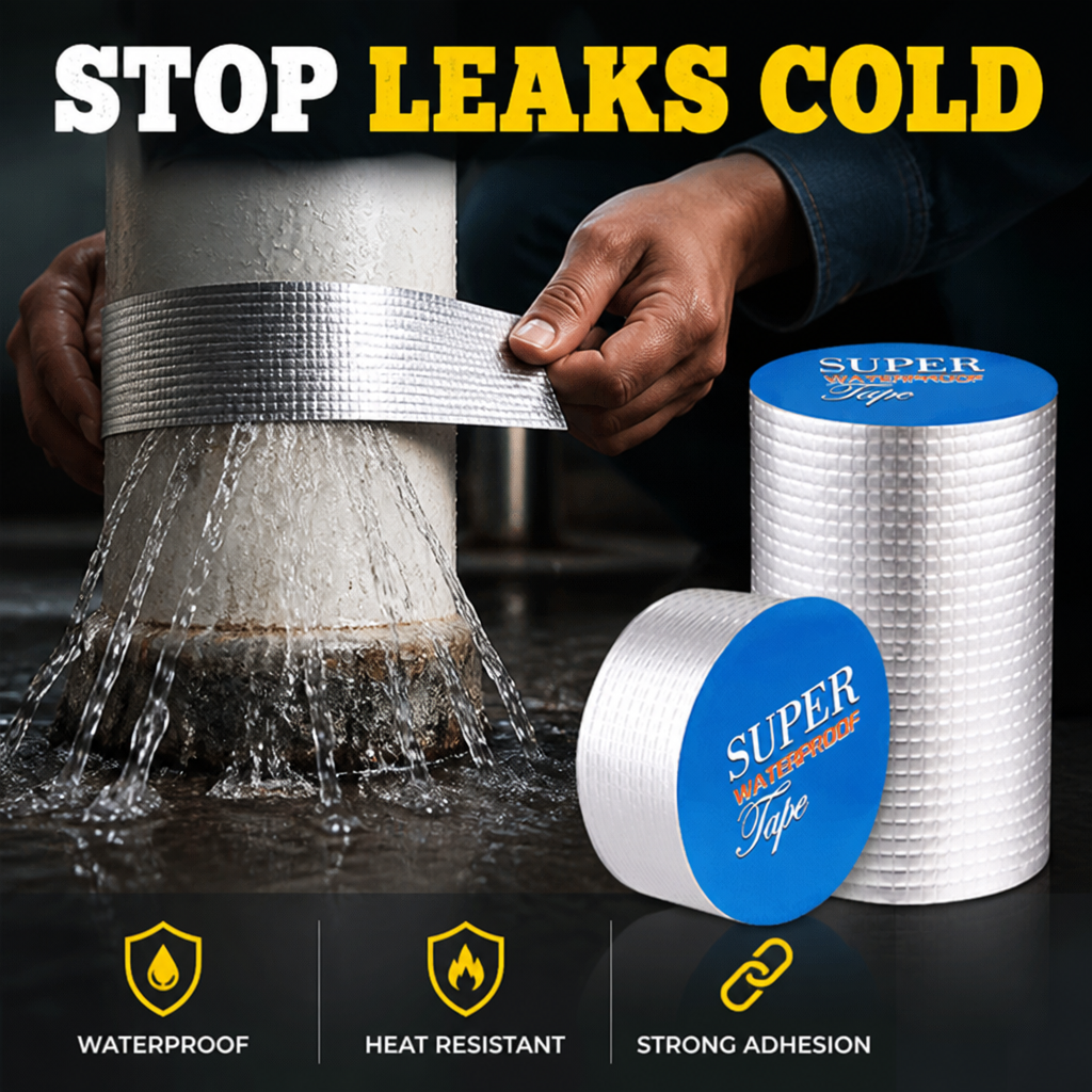 Leak Sealant Tape Waterproof Butyl Rubber with UV Resistant Aluminium