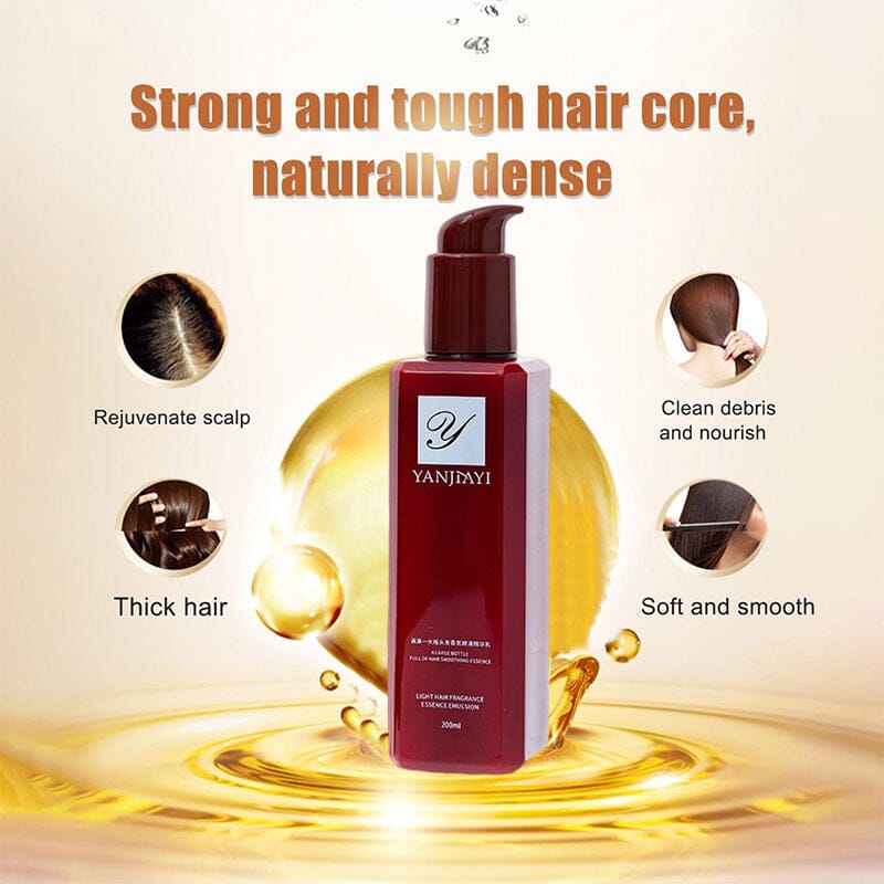 Leave-In Hair Serum for Frizz Control | 200ml Micro-Bead Formula, Fast 3-Second Absorption | No-Rinse Smoothing for All Hair