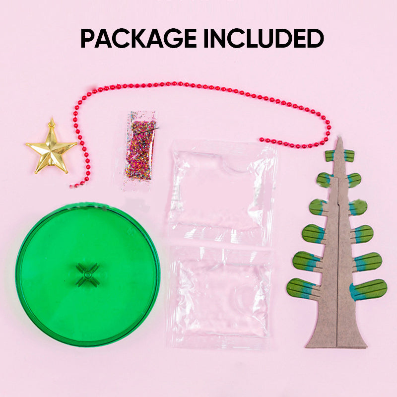 Magic Growing Christmas Tree Novelty Kit | Grows Paper Foliage in 24 Hours | Fun Christmas Activity for Kids and Adults