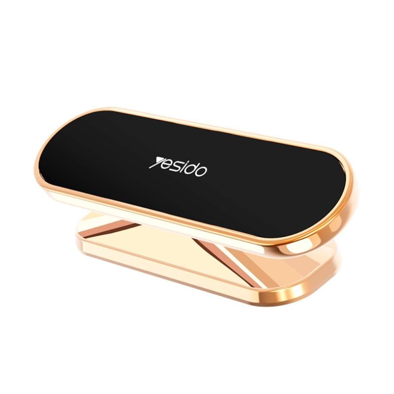 Magnetic Phone Holder 360 Degree Rotating Aluminium with Peel-and-Stick Mount