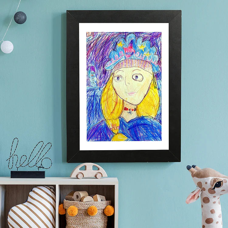 Magnetic Picture Frame Lightweight Impact-Resistant with 150-Artwork Capacity