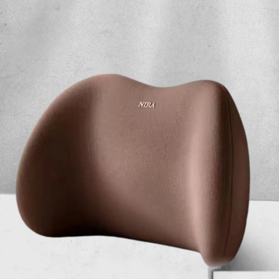 Memory Foam Car Cushion Set | Lumbar & Neck Support