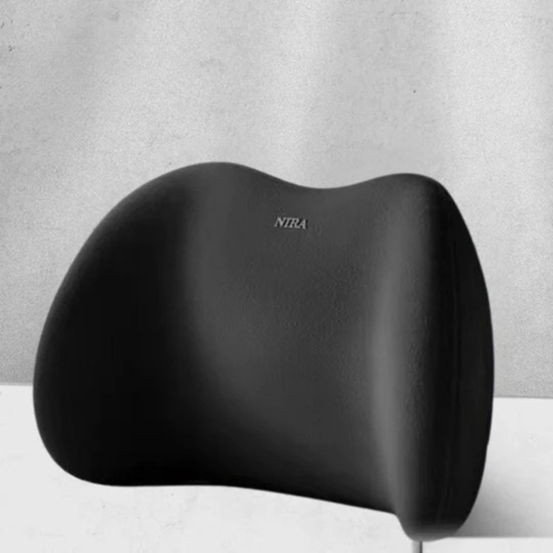 Memory Foam Car Cushion Set | Lumbar & Neck Support