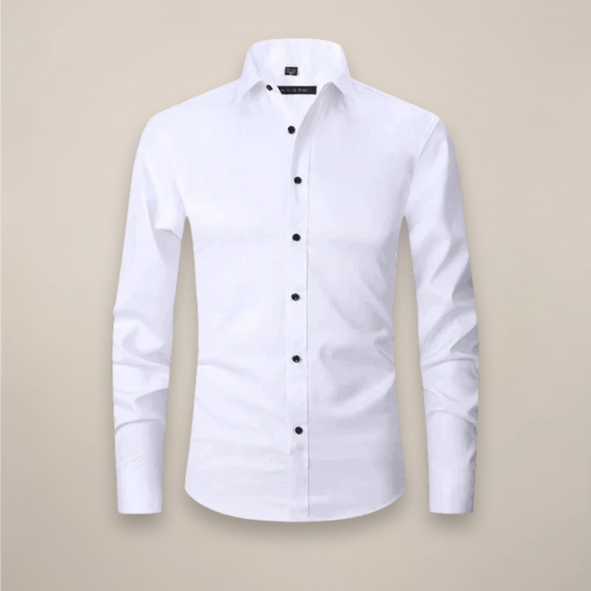 Men's Dress Shirts - Long-Sleeved Structured Fit - Wrinkle-Free - Button-Down