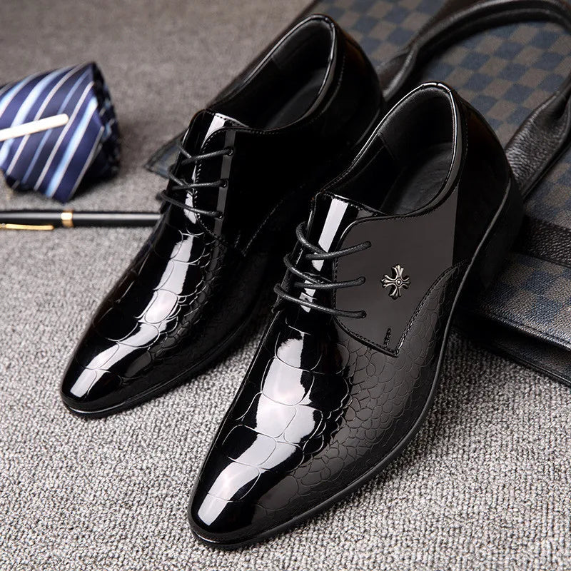 Men's Oxford Shoes – Classic Formal Design with Polished Finish