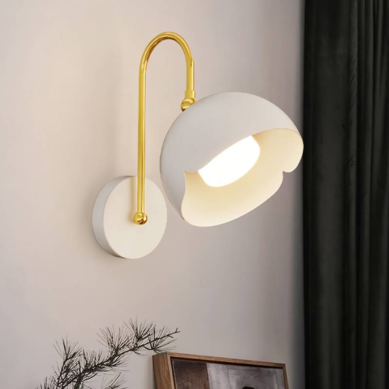 Metal Wall Lamp Minimalist Indoor Decorative with Three-Colour Dimming