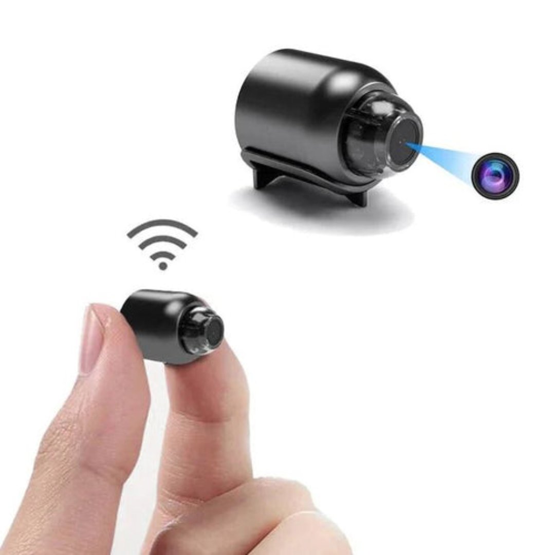Mini Hidden Spy Camera Wireless | 1080p HD Video & Audio, IR Night Vision | Motion Alerts, Live App Streaming, MicroSD