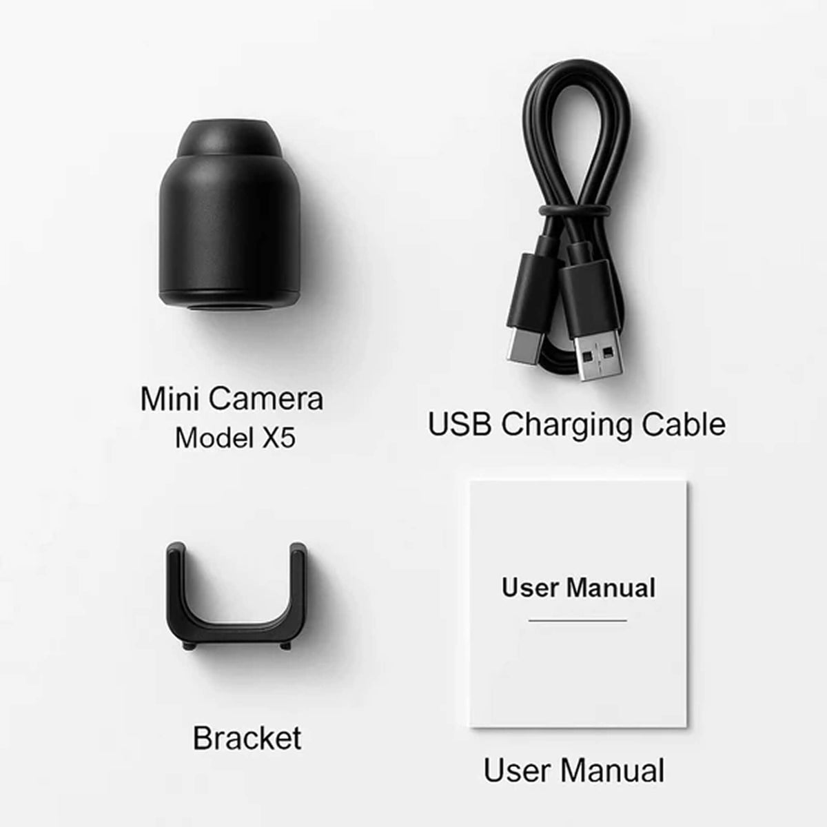 Mini Hidden Spy Camera Wireless | 1080p HD Video & Audio, IR Night Vision | Motion Alerts, Live App Streaming, MicroSD