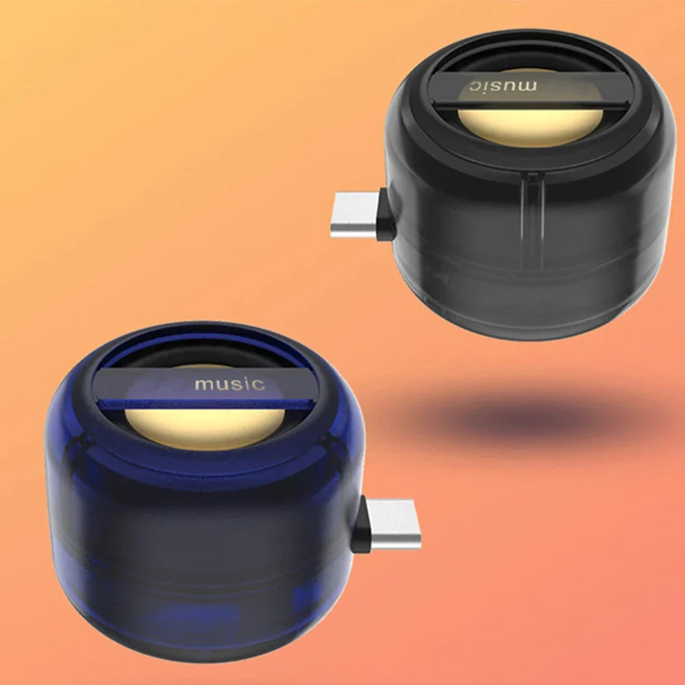 Mini Plug-In Phone Speaker | USB-C Plug, No Cable Needed