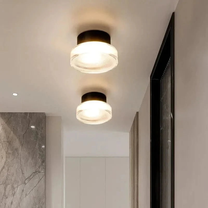 Wandleuchte Schwarz 30 cm 12W Aluminium LED-2