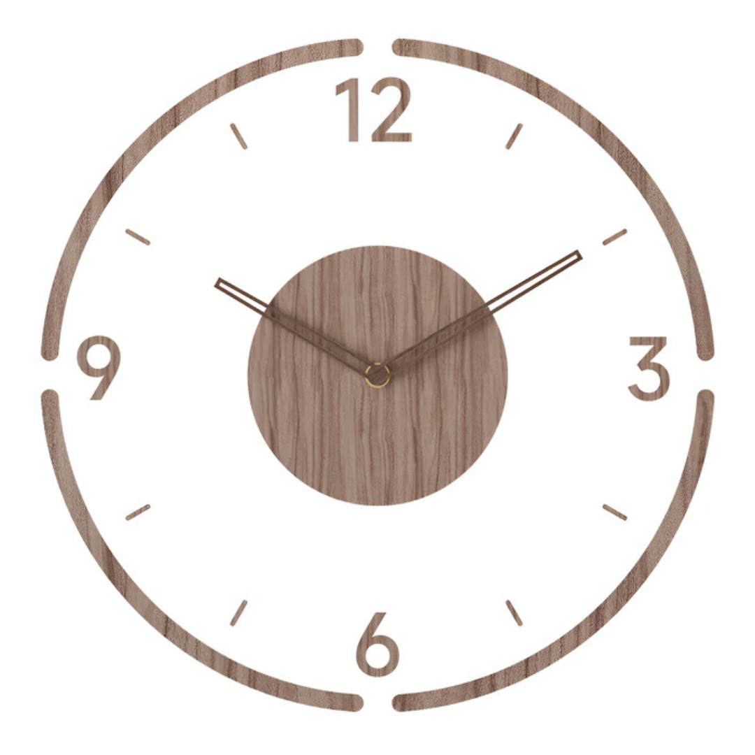 Modern Wall Clock | Nordic Acrylic & Wood Minimalist Design