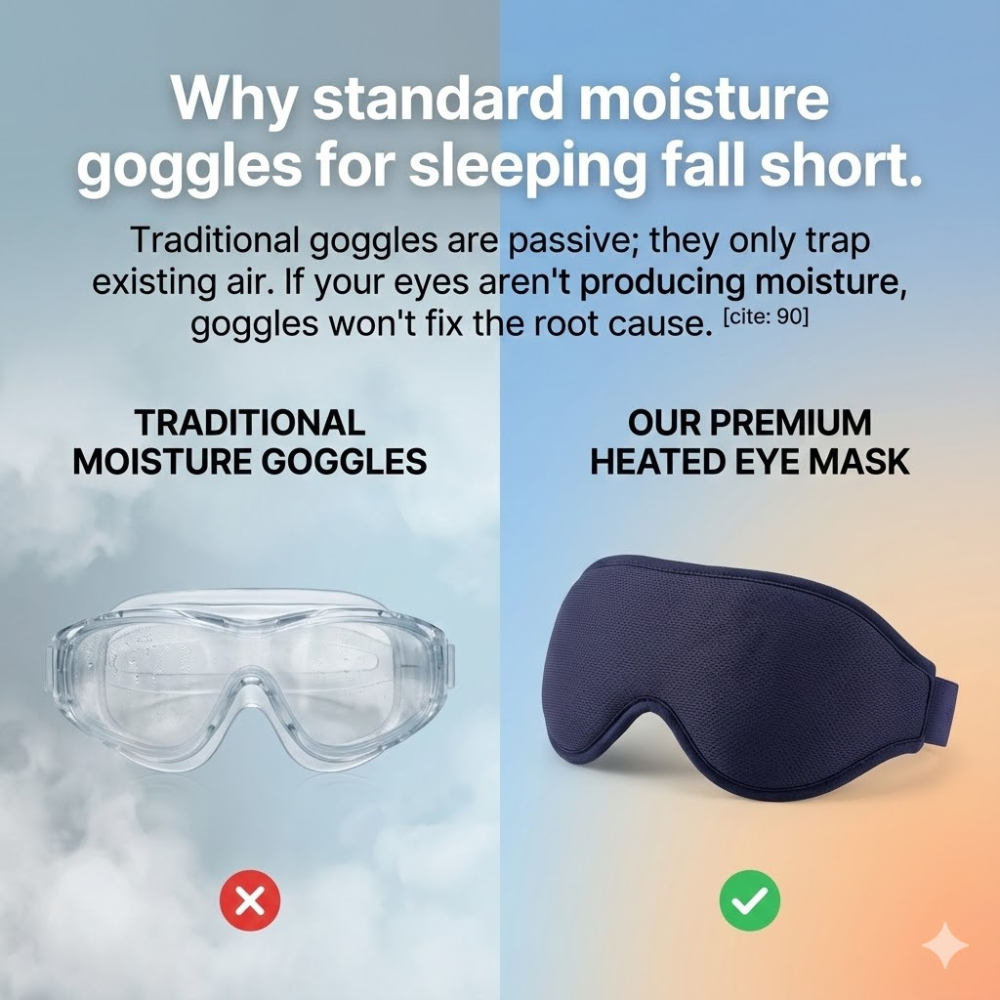 Moisturizing Eye Mask | Contoured Cups, Warm Steam Mist
