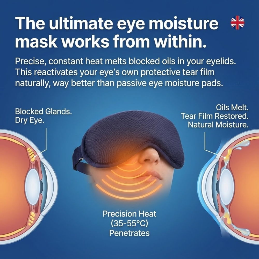 Moisturizing Eye Mask | Contoured Cups, Warm Steam Mist