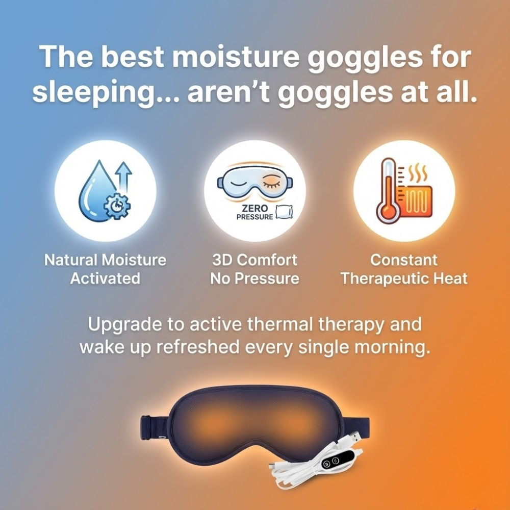 Moisturizing Eye Mask | Contoured Cups, Warm Steam Mist