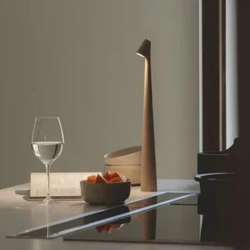 Mood Lamp Cordless Rechargeable LED Tap-Activated with Stepless Dimming