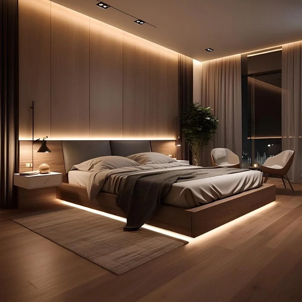 Motion Sensor LED Strip Light | 3 Lighting Modes with Remote Control | IP65 Waterproof, Battery or USB Powered