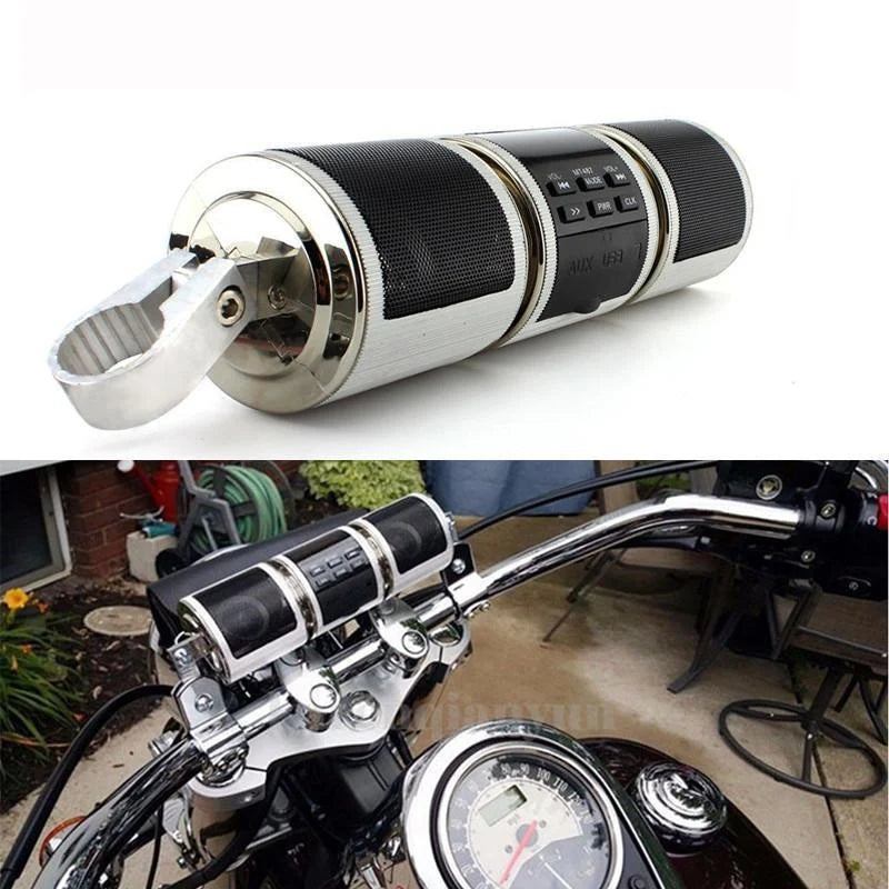 Motorcycle Handlebar Speakers | Clamp Mount, AUX And USB