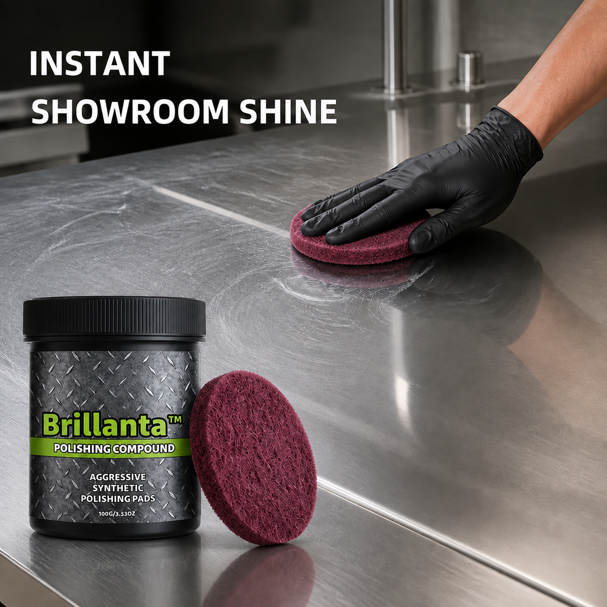 Multi-Surface Restoration Polish Metal Stone with Protective Shield