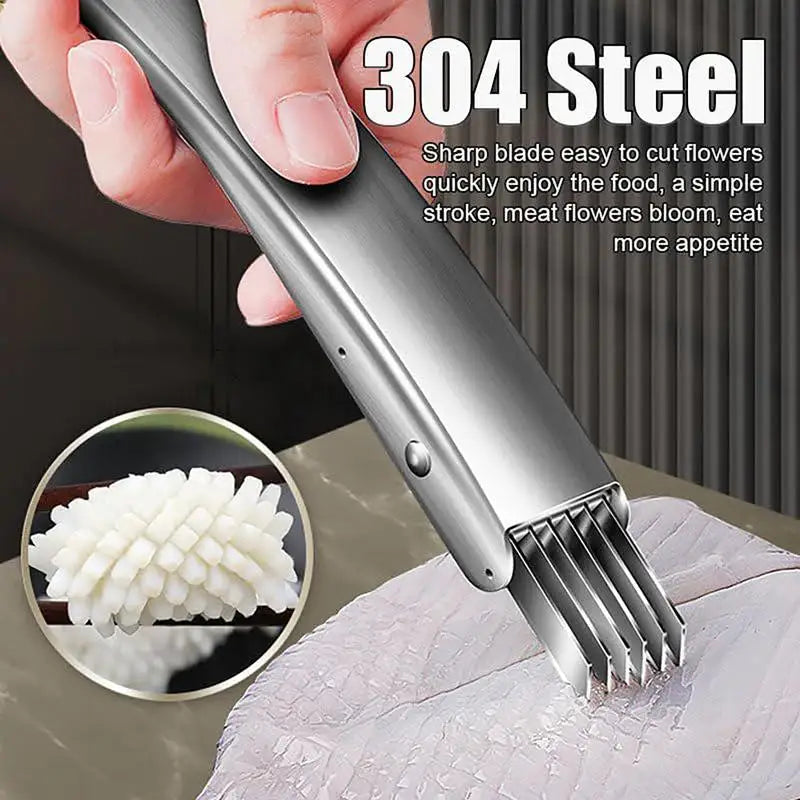 Multifunctional Vegetable Slicer | Five Blade Scoring Tool