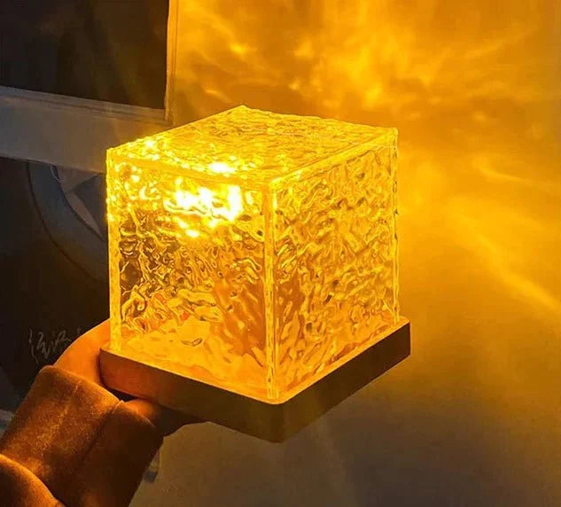 Night Light Lamp With Remote Control | 16 Colors, Water Ripple