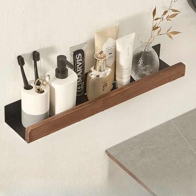 No Drill Storage Rack | Raised Front Lip, Slim Brackets
