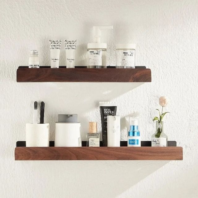 No Drill Storage Rack | Raised Front Lip, Slim Brackets