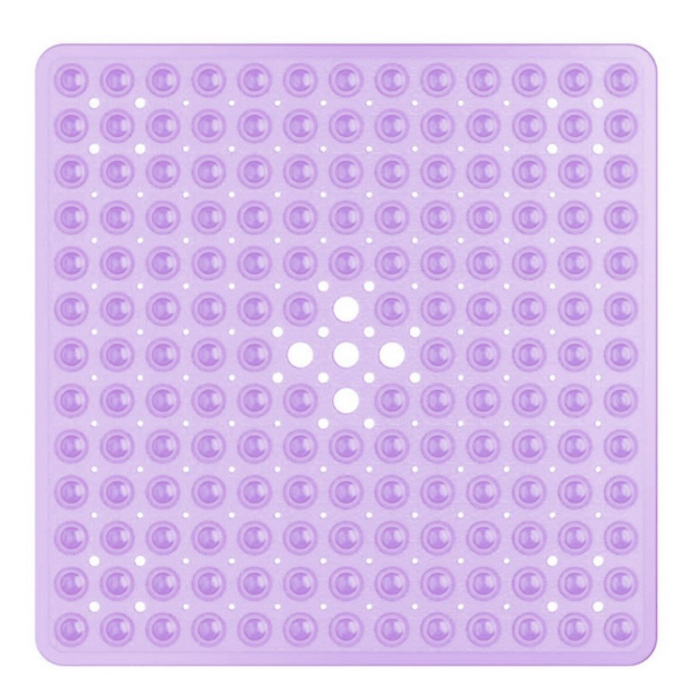 Non-Slip Bath Mat - Square PVC Design With Suction Cups