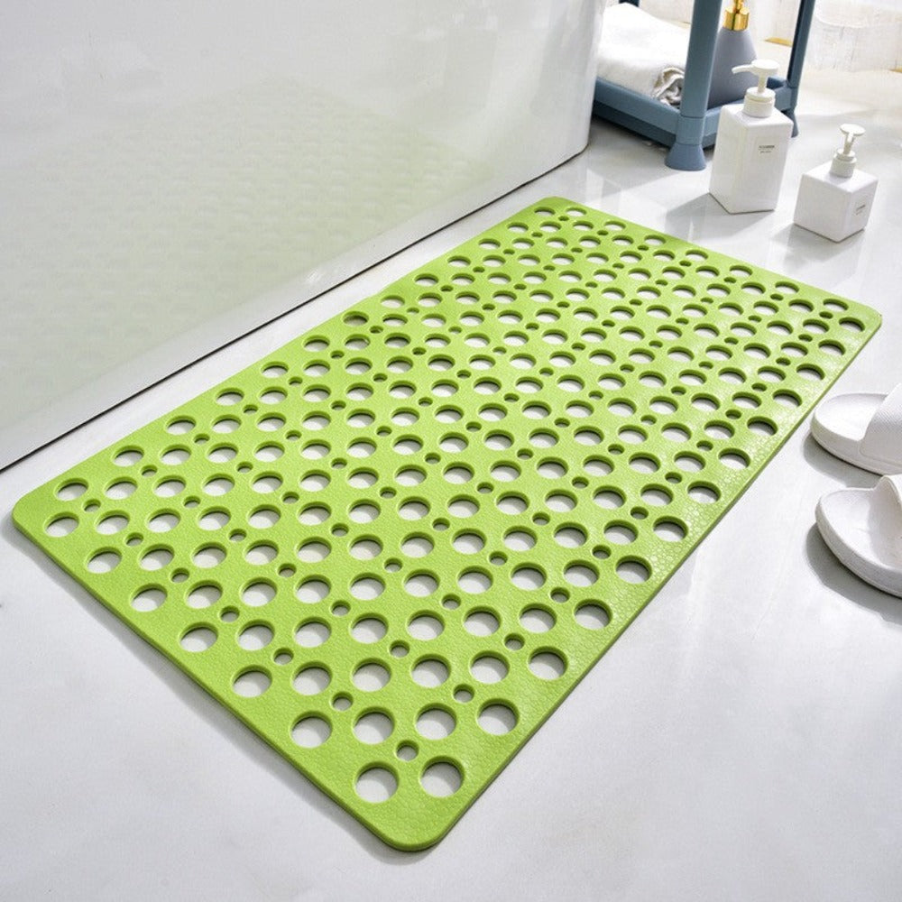 Non Slip Bathroom Mats | Drainage Holes, Suction Base