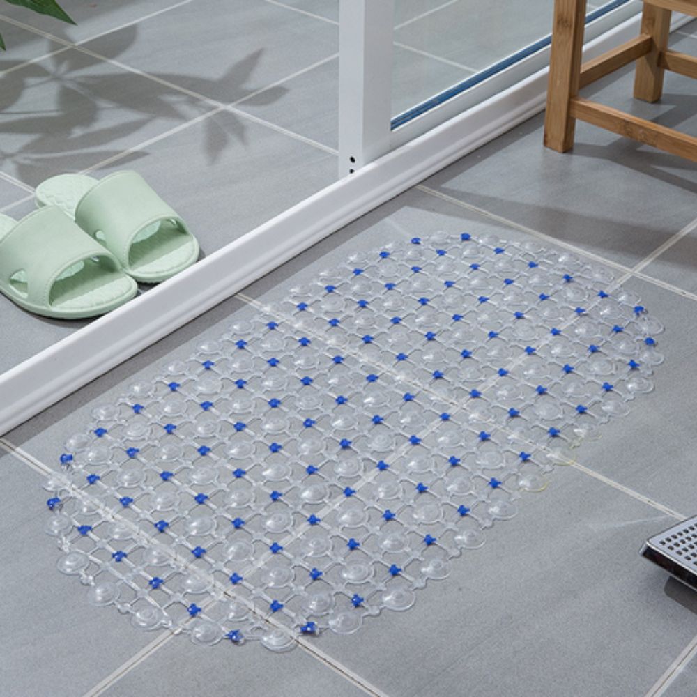 Non Slip Shower Mat - Fast Drain Open-Grid Design