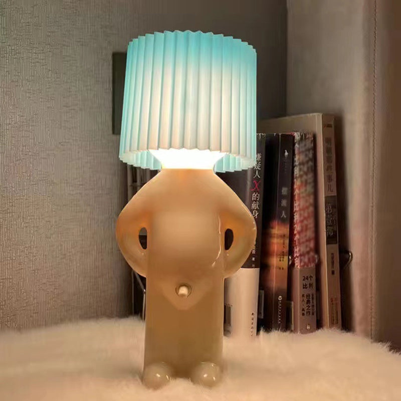 Novelty Figure LED Night Light Lamp | Plastic Frame with Plug-In Base | Soft Ambient Glow for Decor and Reading