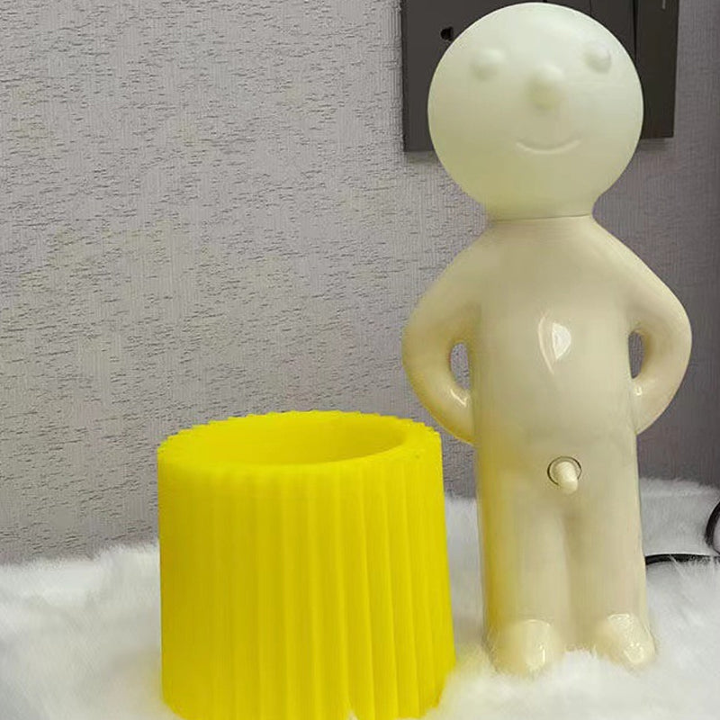 Novelty Figure LED Night Light Lamp | Plastic Frame with Plug-In Base | Soft Ambient Glow for Decor and Reading