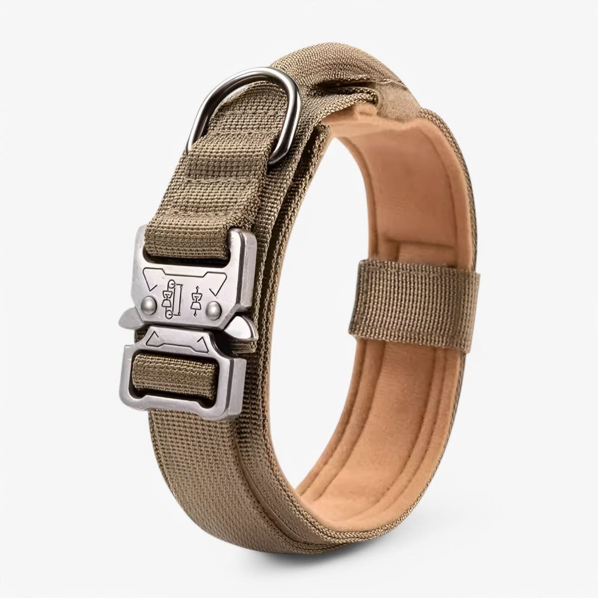 Nylon Dog Collar | Adjustable Tactical Collar with Patch Panel