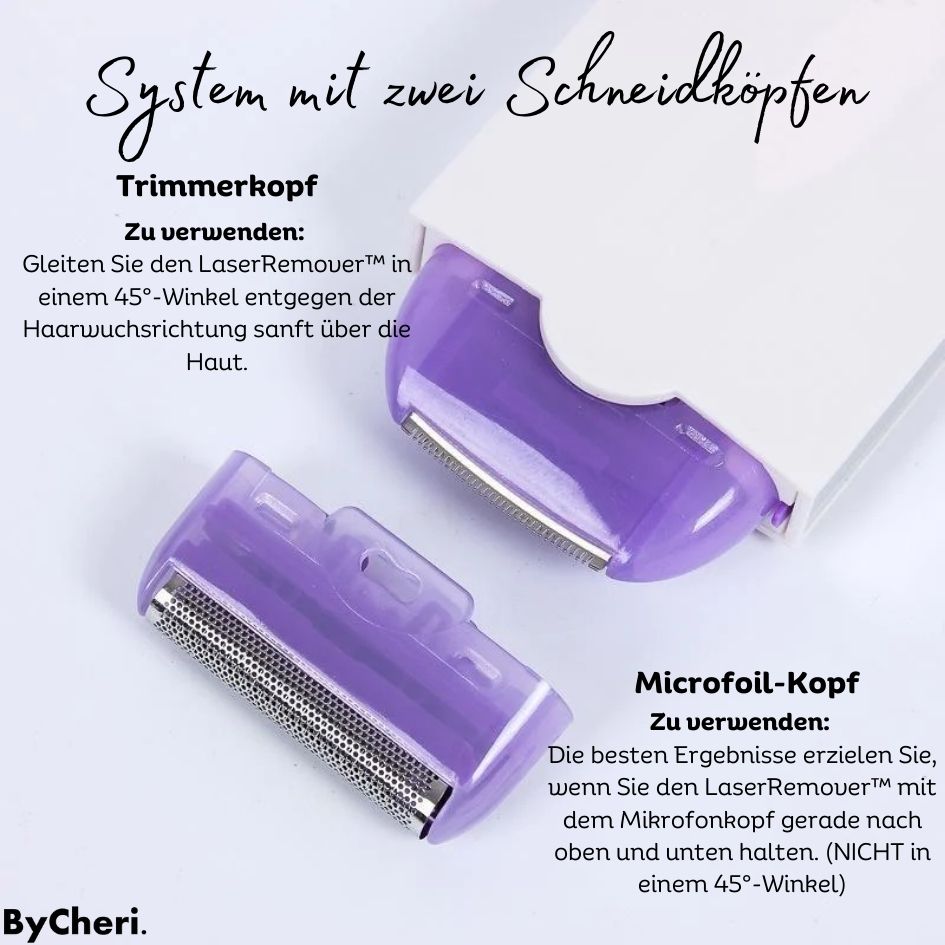 Painless Hair Removal Device | Dual-Head Micro-Oscillation & Infrared Technology | Rechargeable, Suits All Skin Types