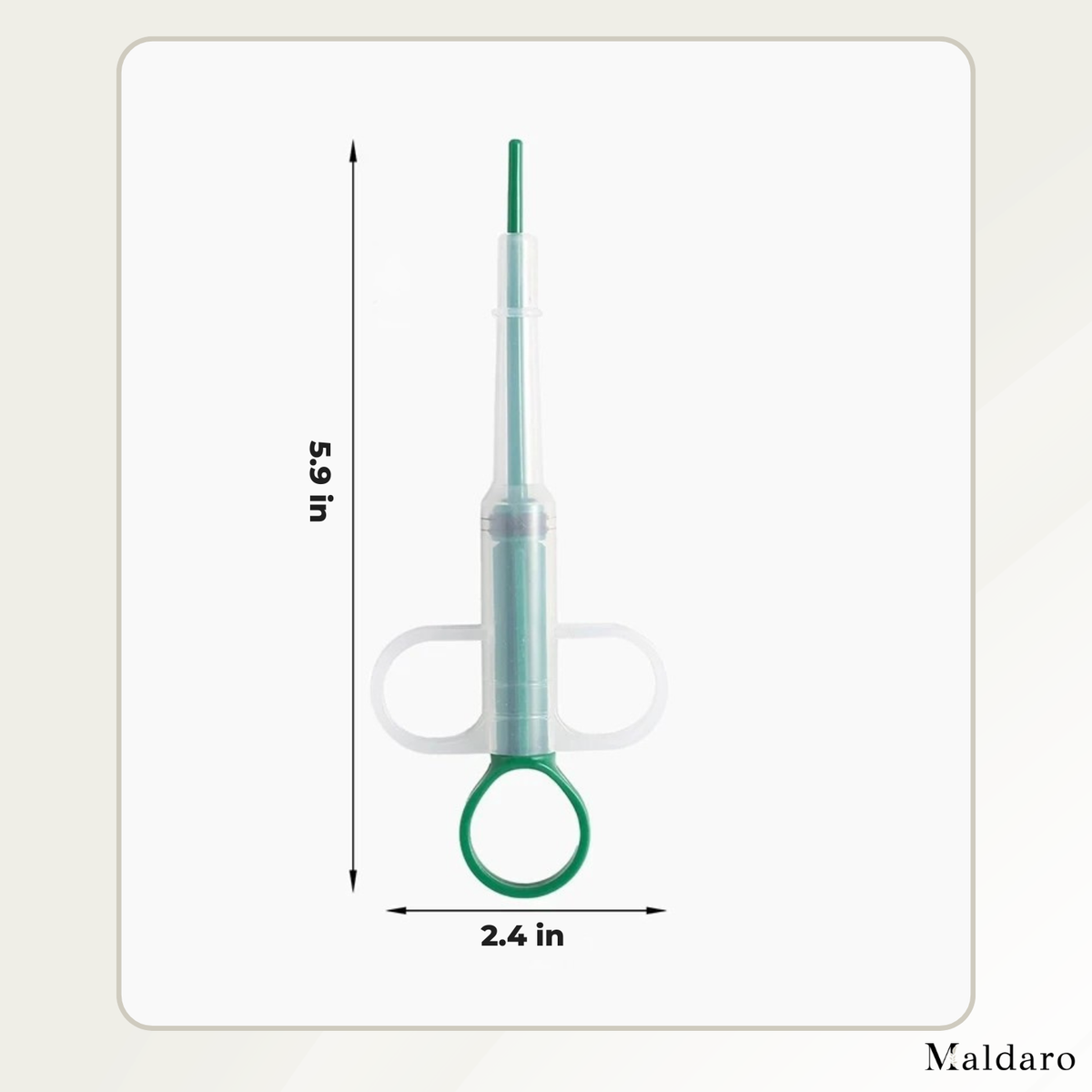 Pet Pill Dispenser Syringe Plastic and Silicone | Leak-Proof Multifunctional Applicator | Stress-Free Dosing for Cats and Dogs