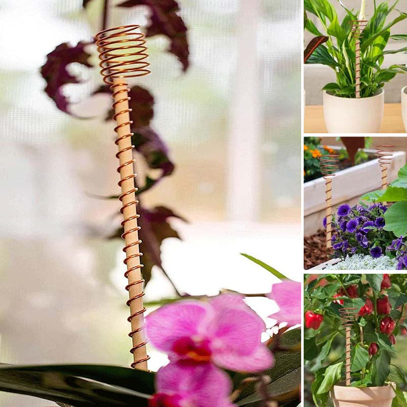 Plant Growth Antenna Stake Pure Copper Garden with No Electricity Needed