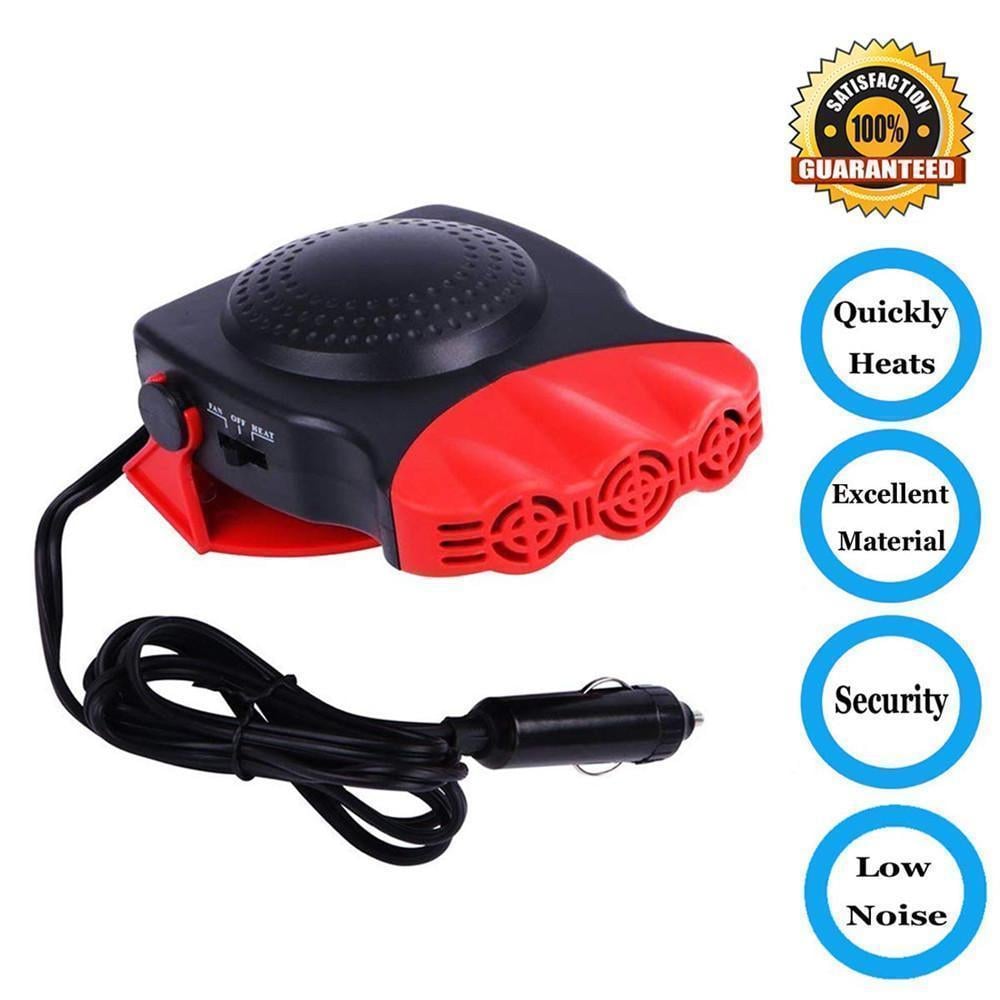 Portable Car Heater 150 W Plug-In 12 V Defroster with 180° Rotary Holder