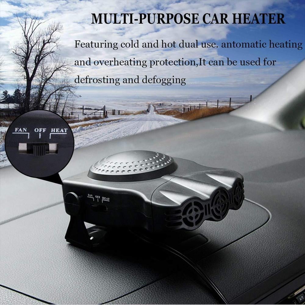 Portable Car Heater 150 W Plug-In 12 V Defroster with 180° Rotary Holder