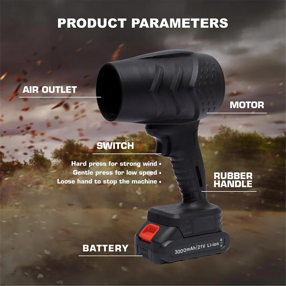 Portable Dust Cleaner | Cordless Blower, Slide-In Battery