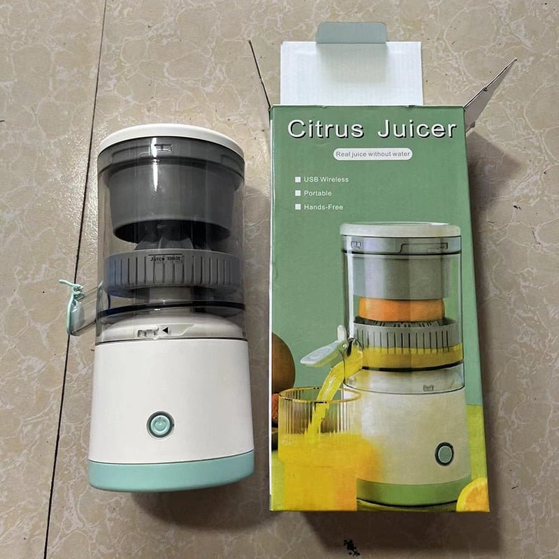 Portable Electric Juicer | Cordless Citrus Press With A Spout