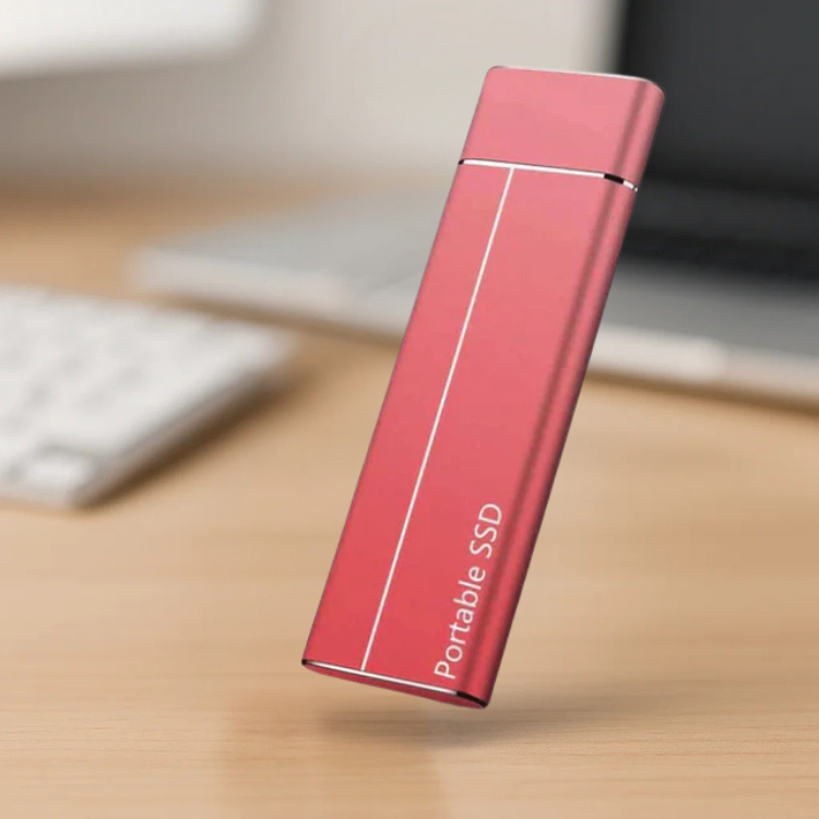 Portable SSD External Drive | USB 3.2, Up to 550 MB/s Transfer Speed | Up to 30TB Capacity, Shock-Resistant Aluminium Casing