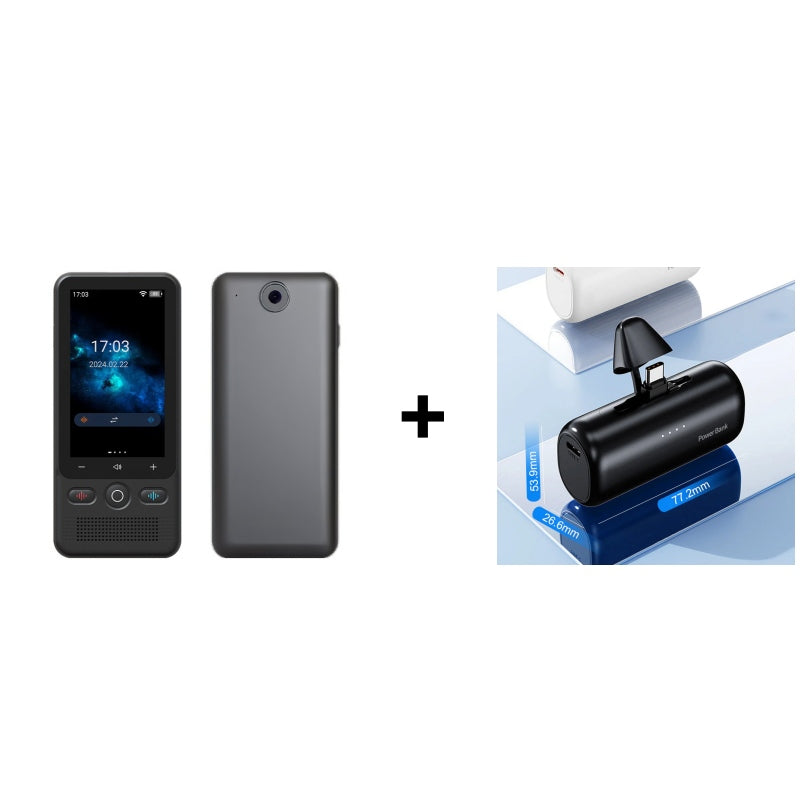 Portable Translator Device | Real-Time Voice & Photo Translation in 138 Languages | Touchscreen, Camera & Long Battery Life