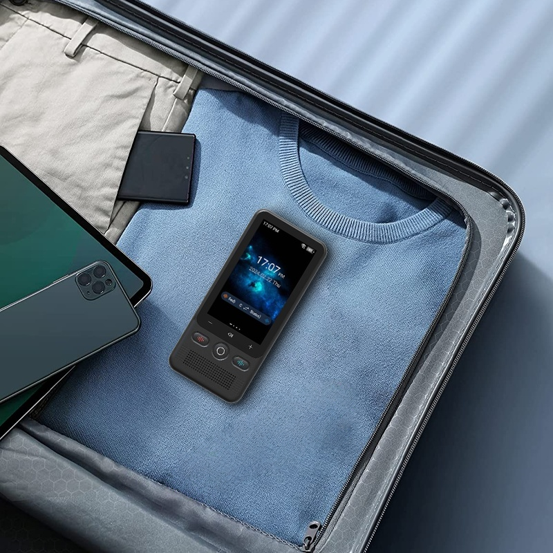 Portable Translator Device | Real-Time Voice & Photo Translation in 138 Languages | Touchscreen, Camera & Long Battery Life
