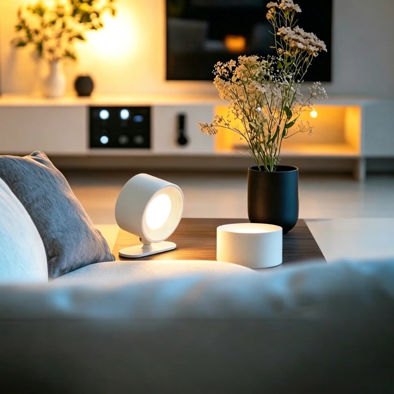Rechargeable Wall Sconce, Magnetic Ball Joint Mount | Touch or Remote Control, 3 Colours | Cordless LED, No Wiring
