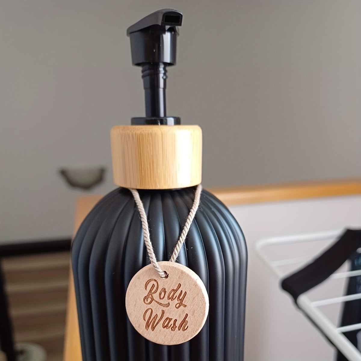 Refillable Shampoo Bottle Set with Pump Dispensers | 3-Piece Bottles | Keeps Bathroom Countertops Neat and Organised
