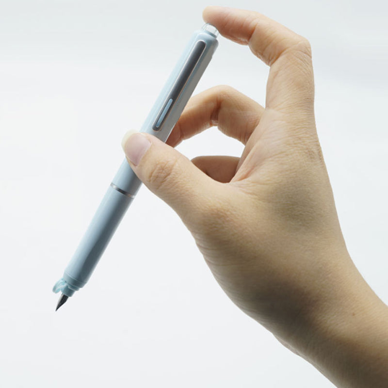 Retractable Fountain Pen Stainless Steel Nib | Click Mechanism, Refillable Cartridge System | Smooth, Scratch-Free Writing