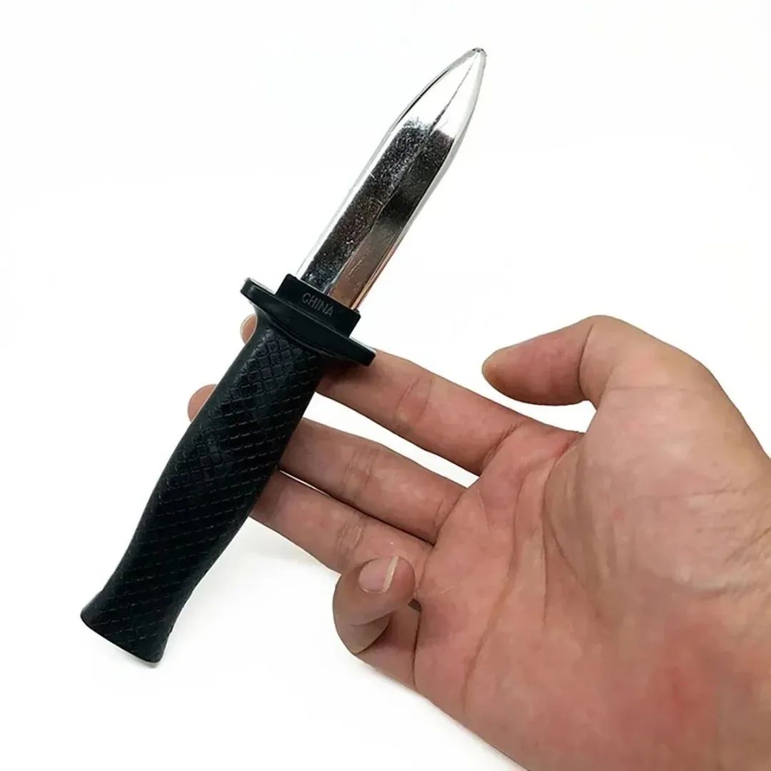 Retractable Prank Knife Halloween Costume Prop | Disappearing Blade Illusion | Lightweight Reusable Plastic Design