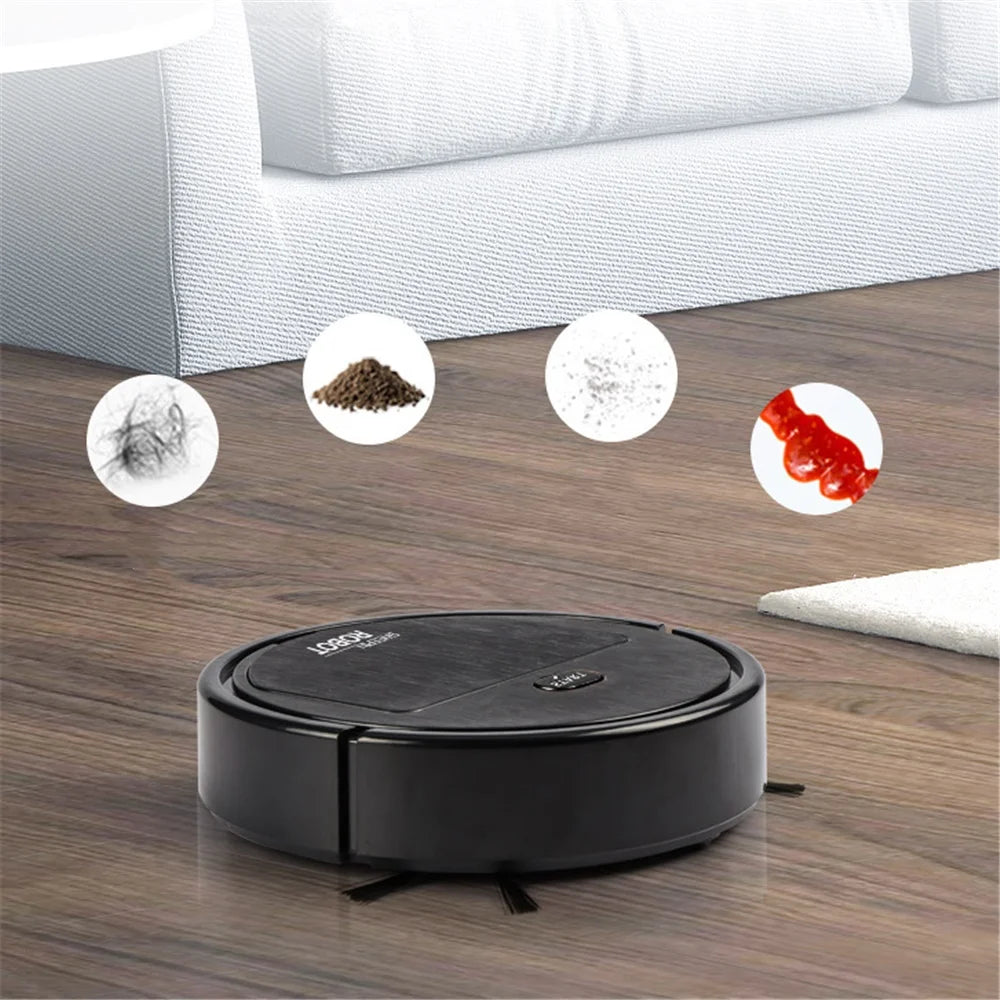 Robot Vacuum Cleaner | Slim Round Body, One-Button Start