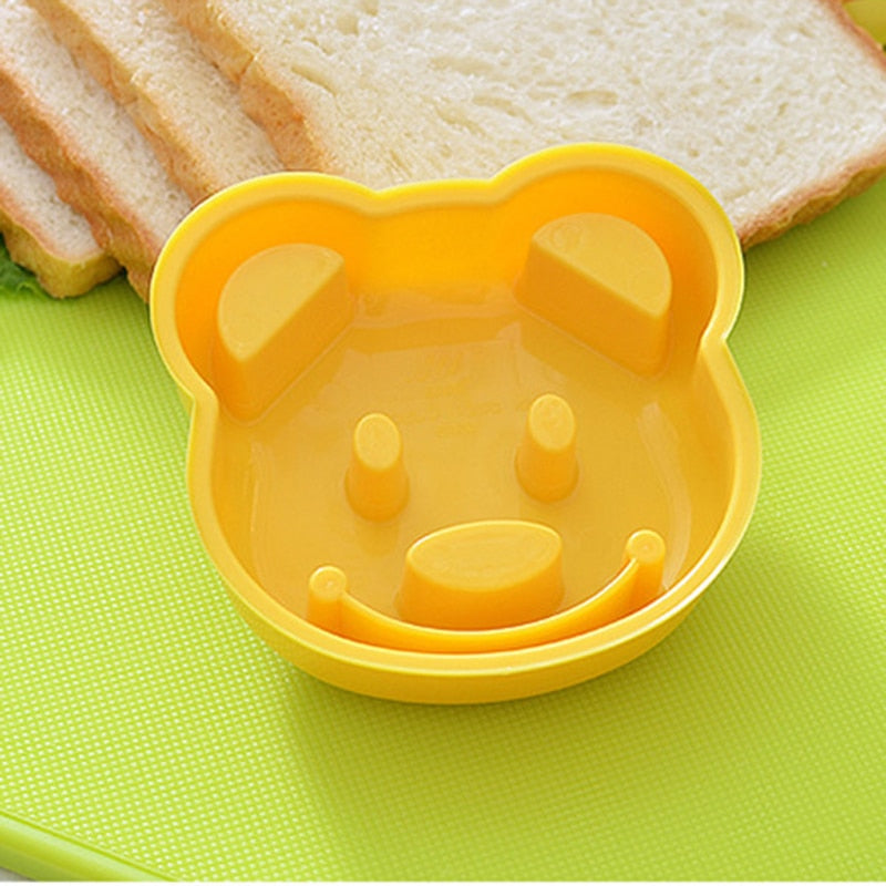 Sandwich Shape Cutters Food-Safe Plastic | 6 Fun Shapes Including Bear, Car and Rabbit | Extra Deep Edges Keep Fillings Hidden