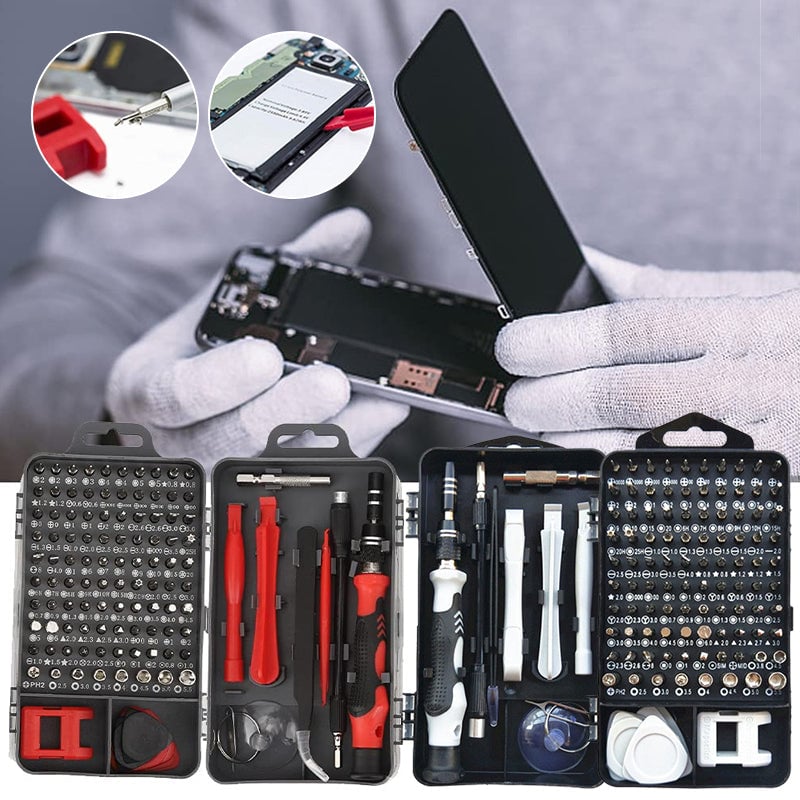 Screwdriver Set Magnetic Precision Chrome Vanadium with Extension Rod